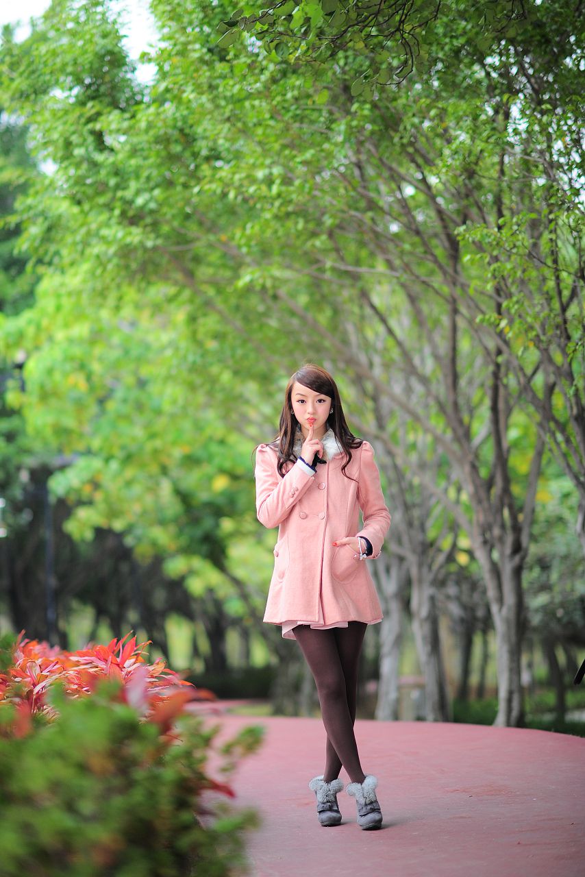 Hong Kong Beauty Jiao Er – Fresh and Beautiful Outdoor Photo Album