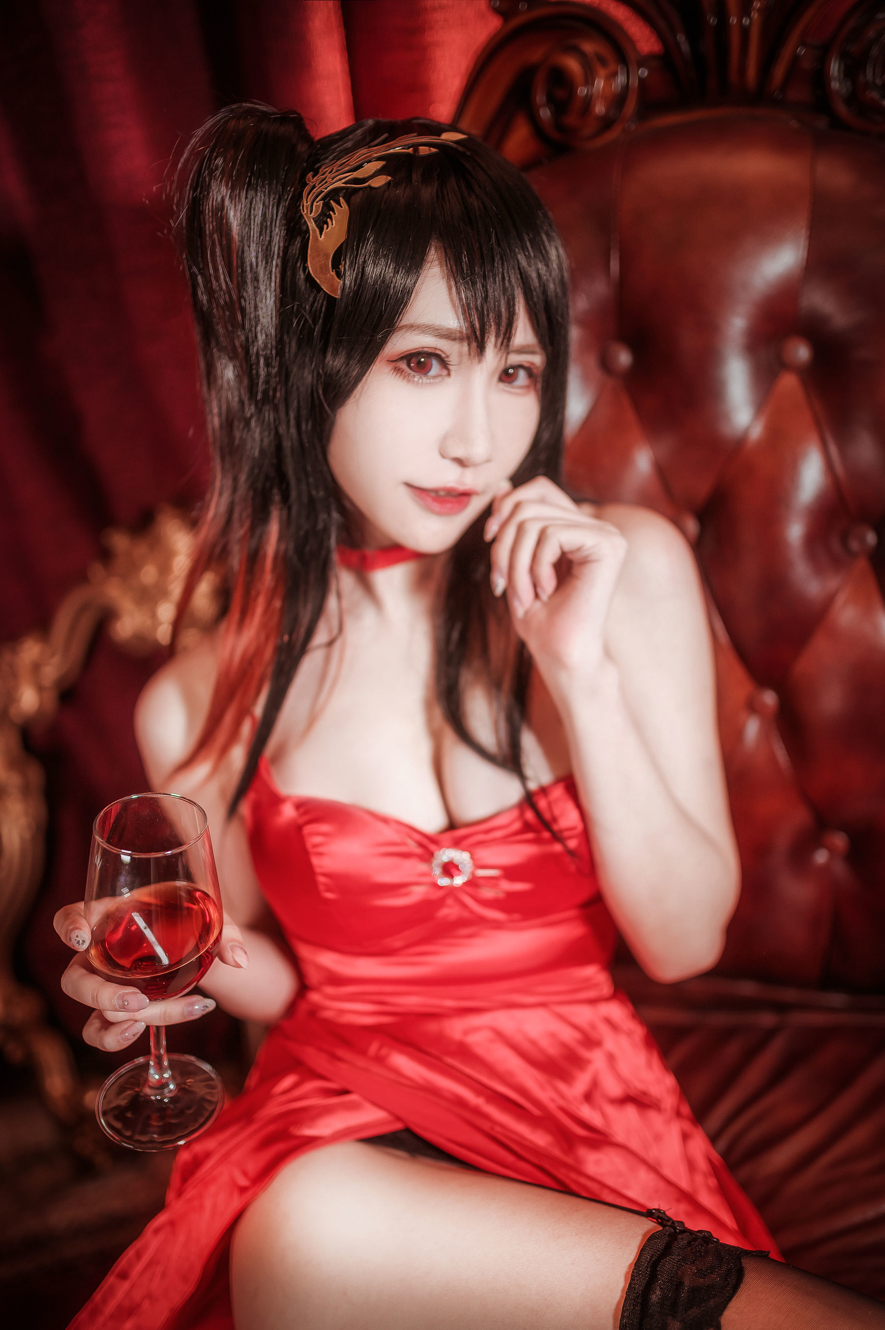 [网 红 COSER] Anime blogger _fairy – Dafen dress photo set