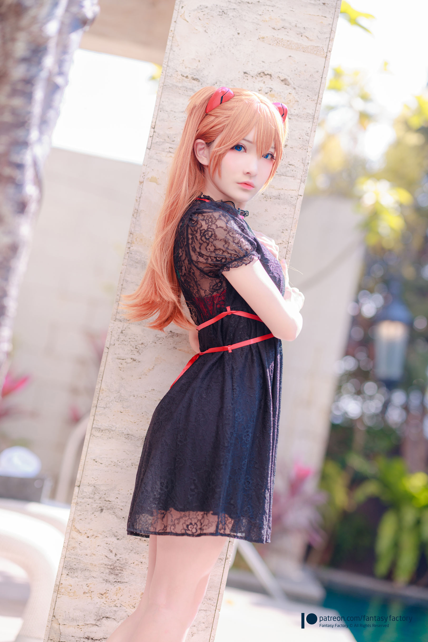 [COSPLAY] Xiao Ding “Fantasy Factory” – lace maid windbreaker