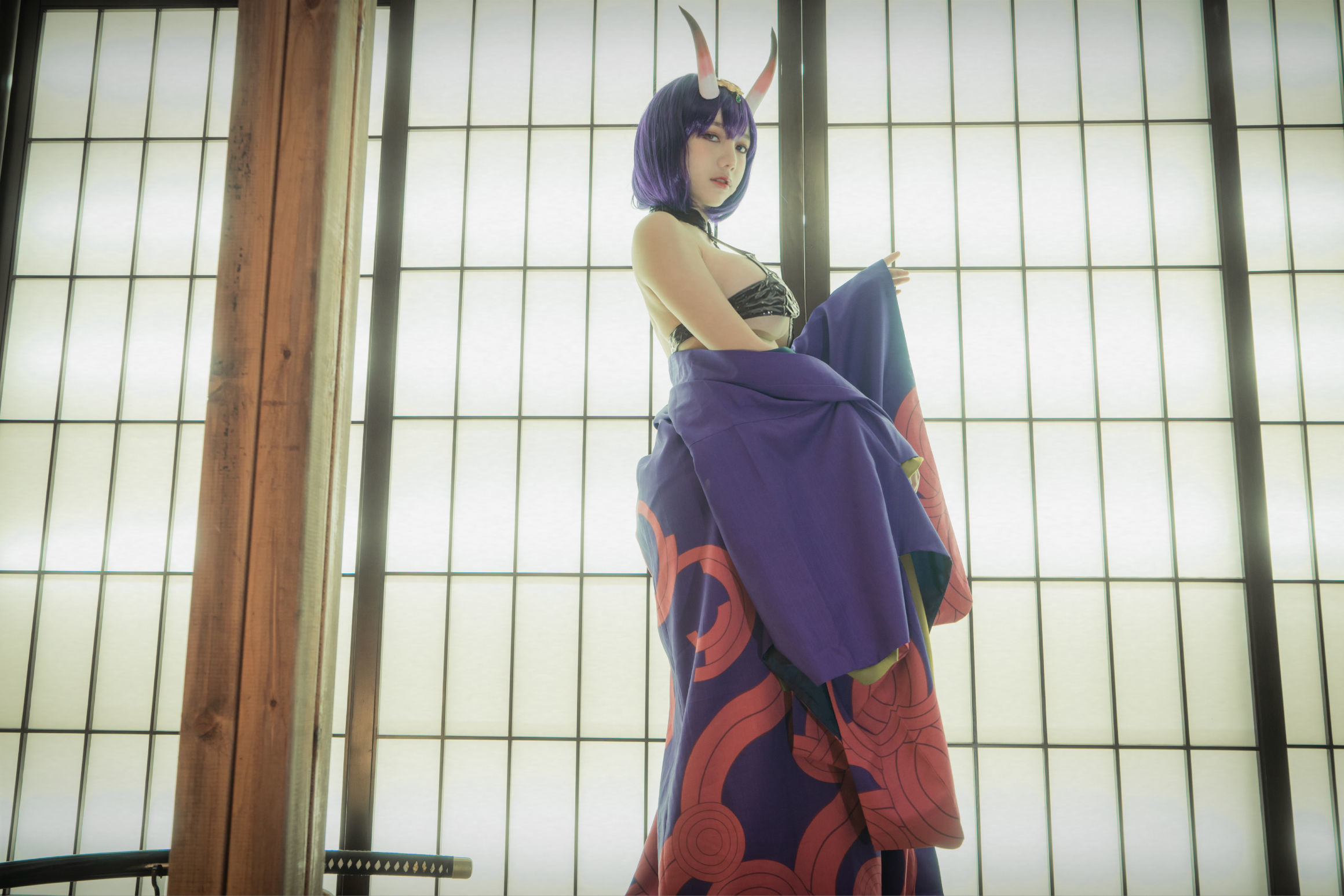 Coser Lolita big brother “酒吞” [COSPLAY beauty] photo set