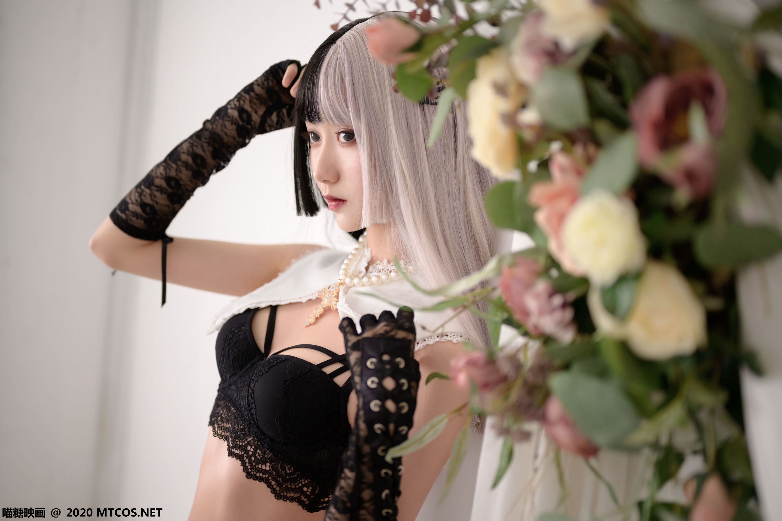 [糖] Vol.302 black and white repair female photo set