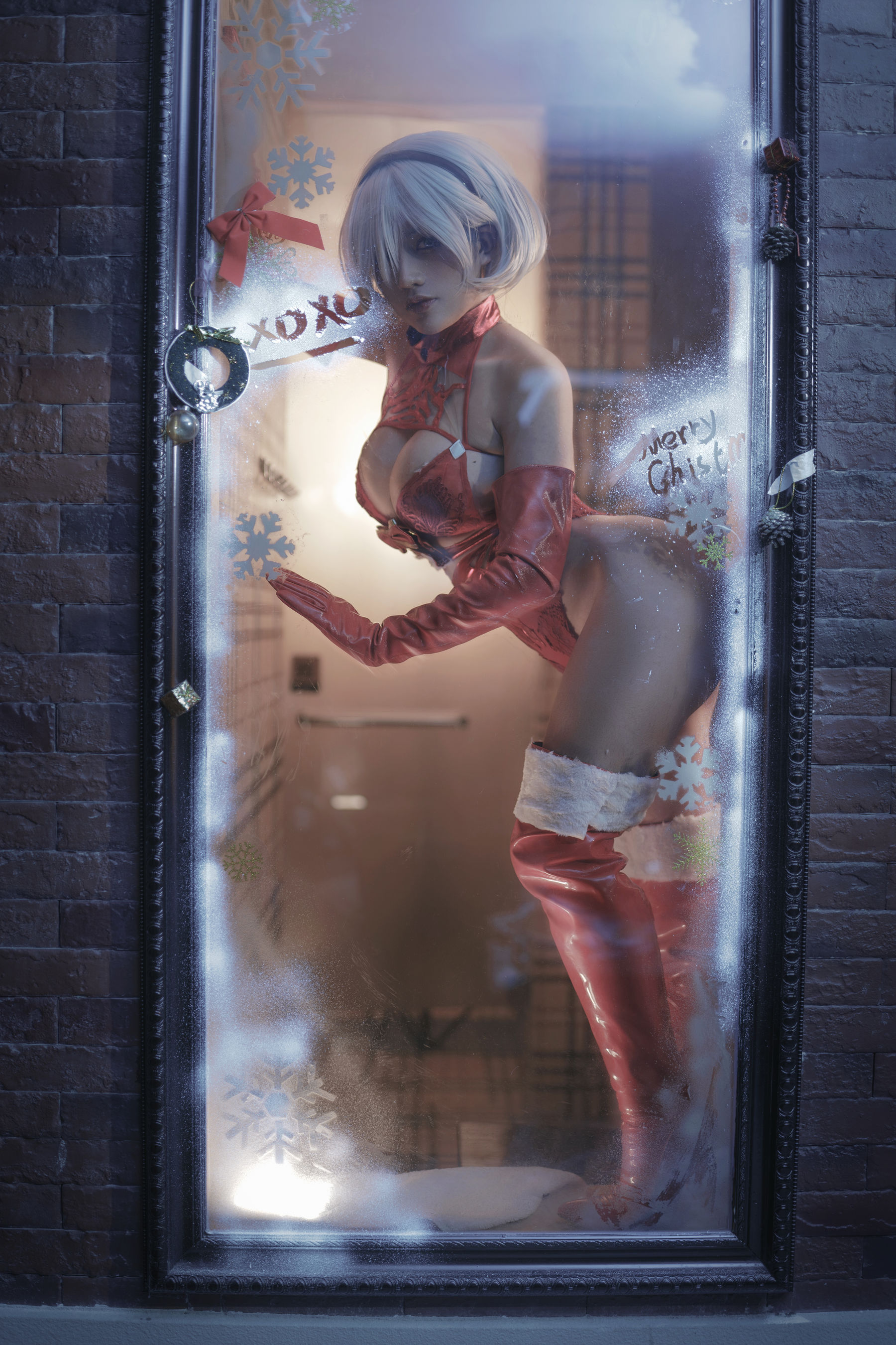 [Cosplay] a smile aromatic 沁 – 2B Christmas photo set