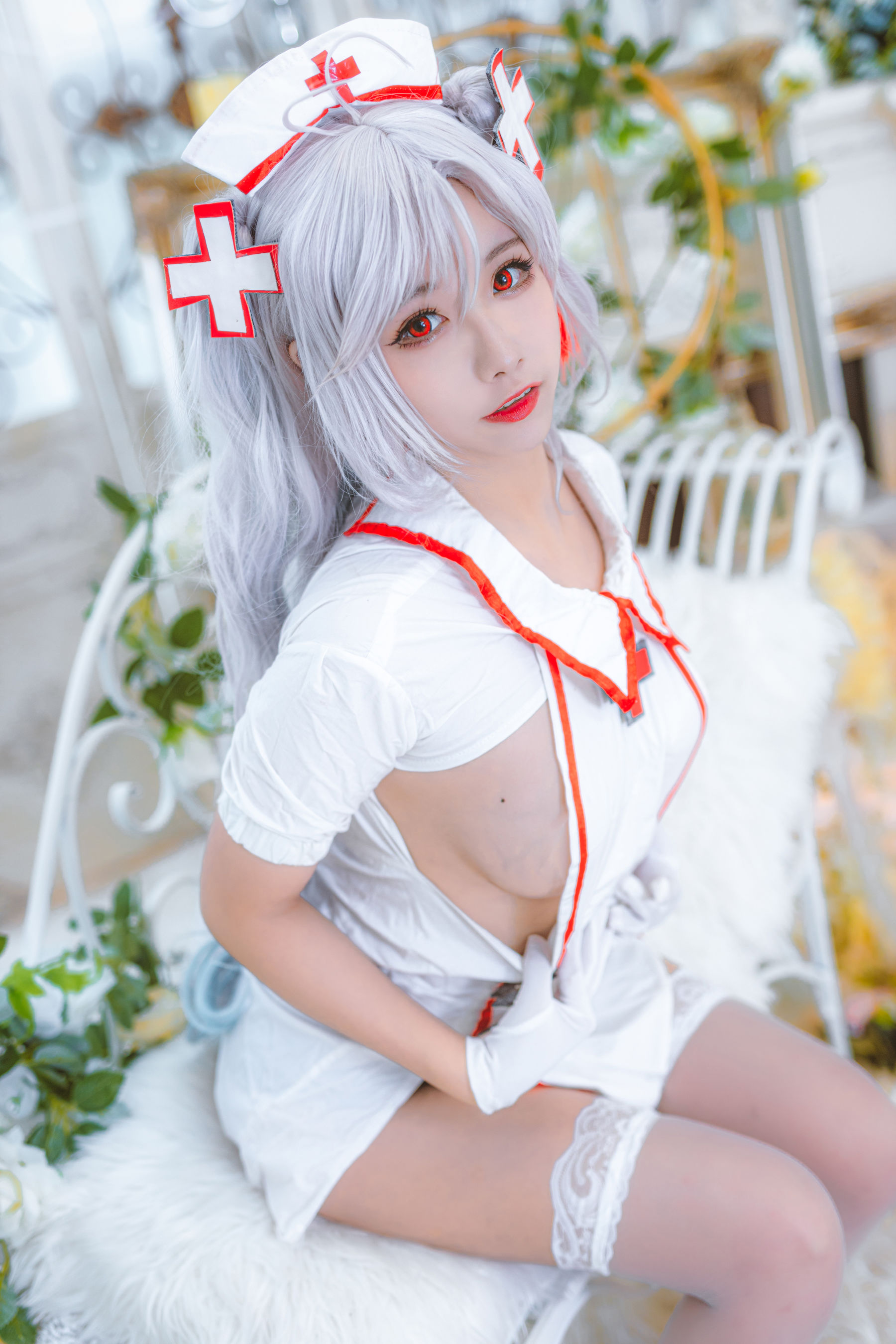 Momoko Sunflower – Ougen Nurse Photo Set