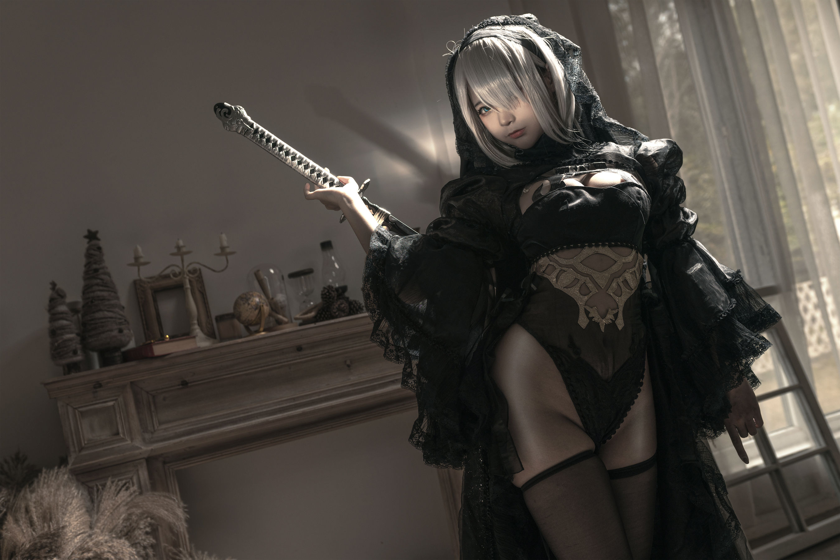 [COSPLAY] 蠢 沫 – Neil Era Black Flower Marriage