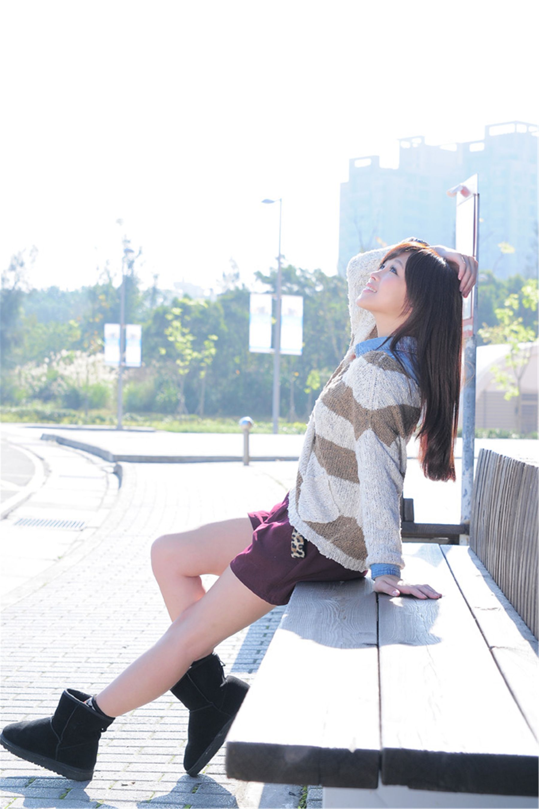 Taiwan Mingde High School Campus Flower Cool “Campus Street Take” photo set