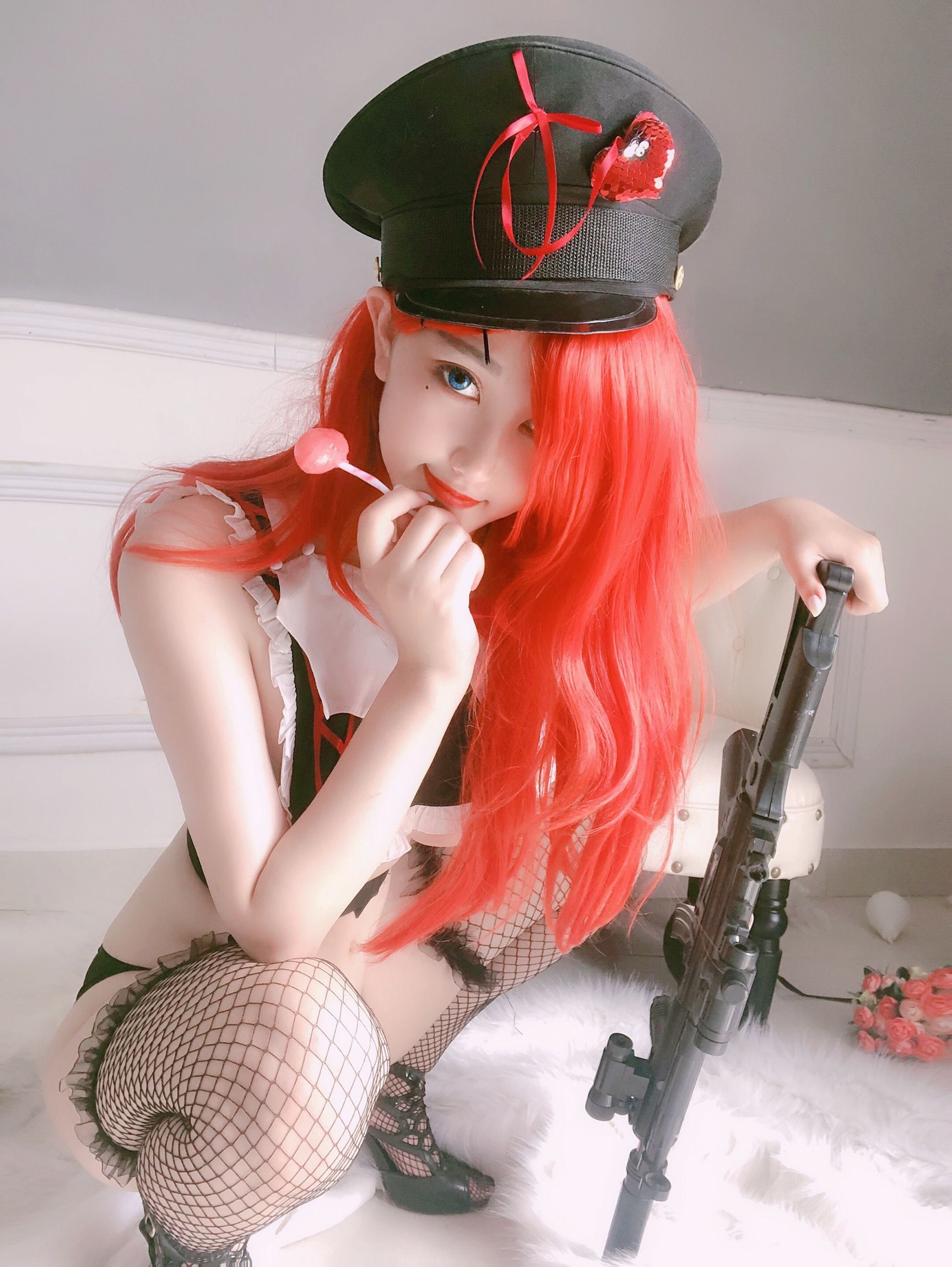 [网 红 os er] Anime blogger orange yo – red hair