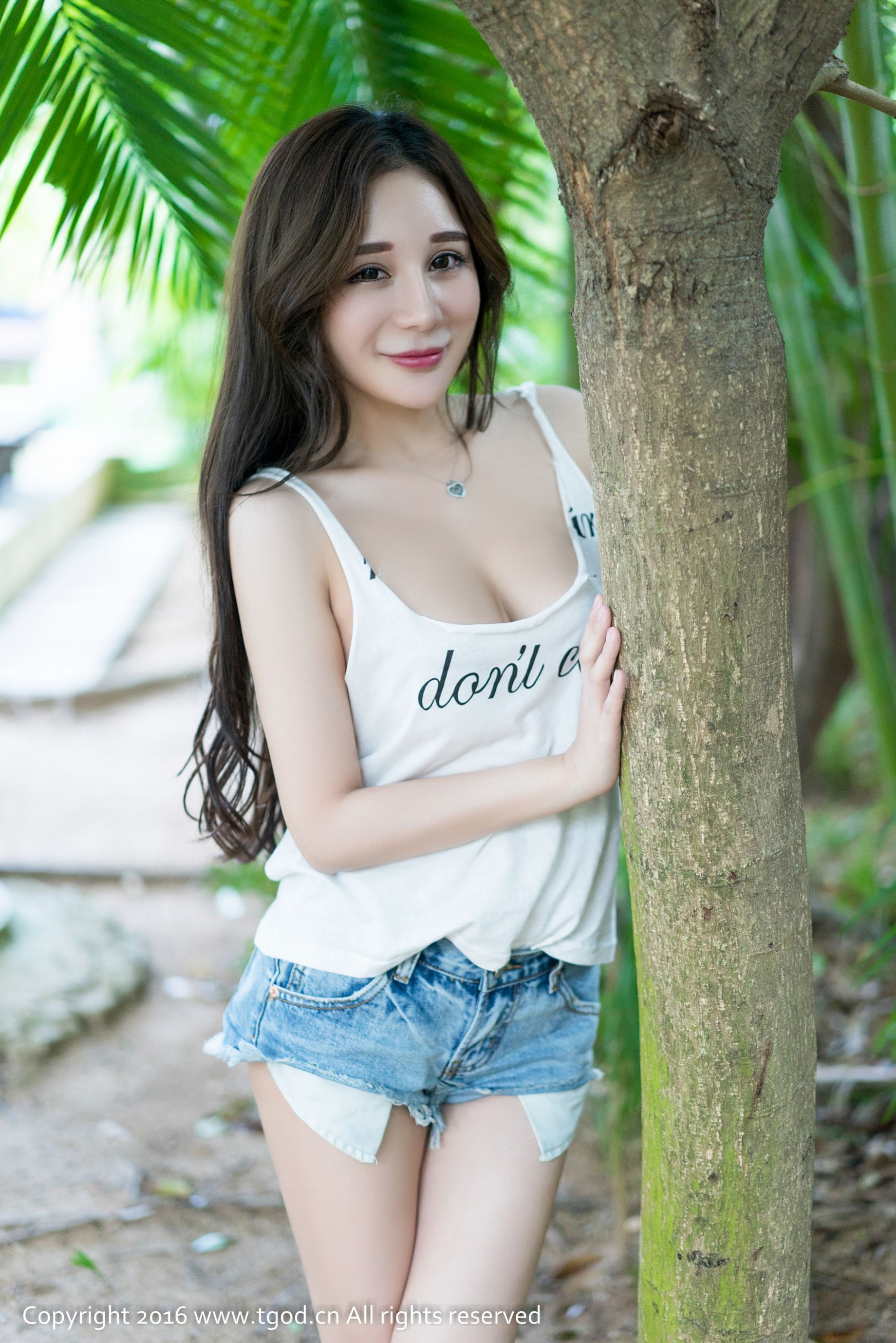 Chen Jiayao AYomi’s “Sanya Travel Shooting” fell in love with her at first sight [Push Goddess TGOD] Photo Album