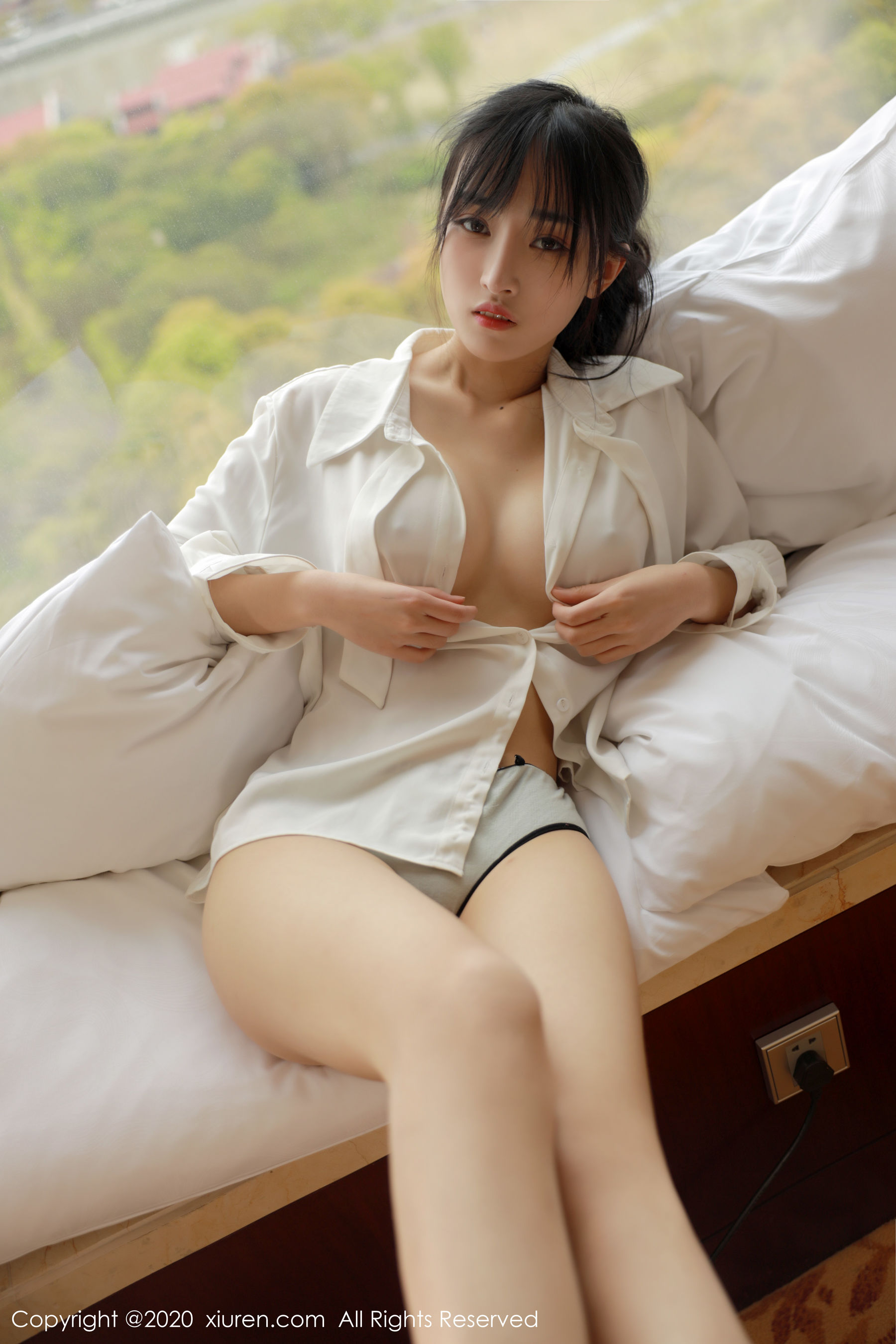 [人 xiuren] no.2191 Chen Vani Fanny “Sexy White Shirt Series” Photo Album