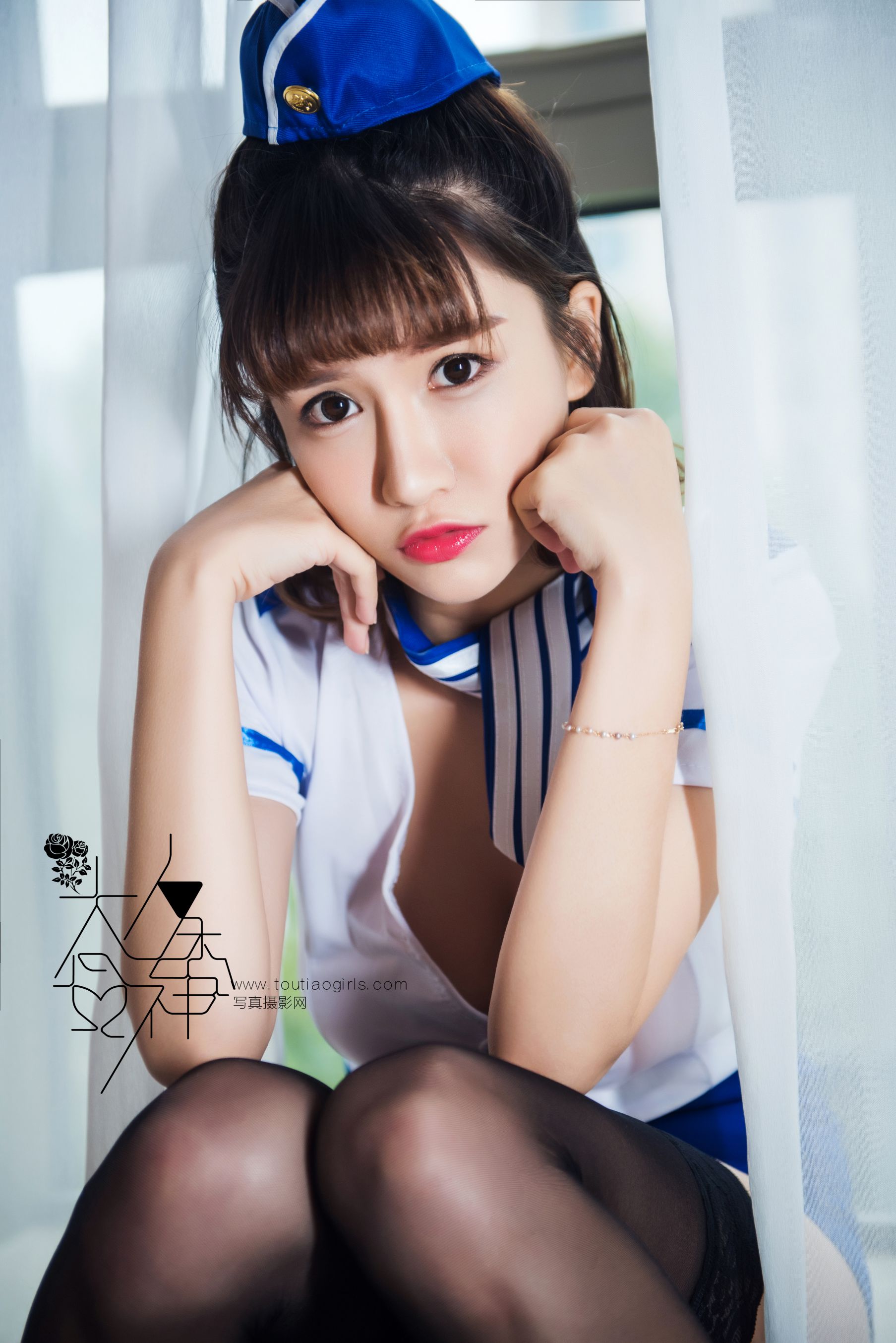 Mengmeng / K8 proud cute “Loli Air attend” [headline goddess] photo collection