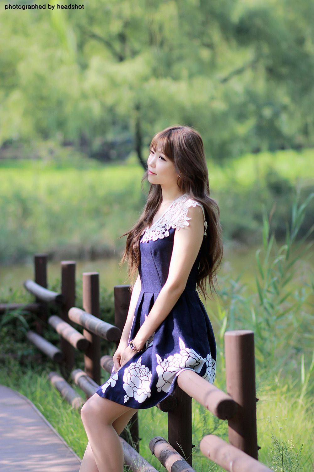 Korean goddess Li Renhui / Lee Eun HYE “Small Qingxin Dress” outer photography