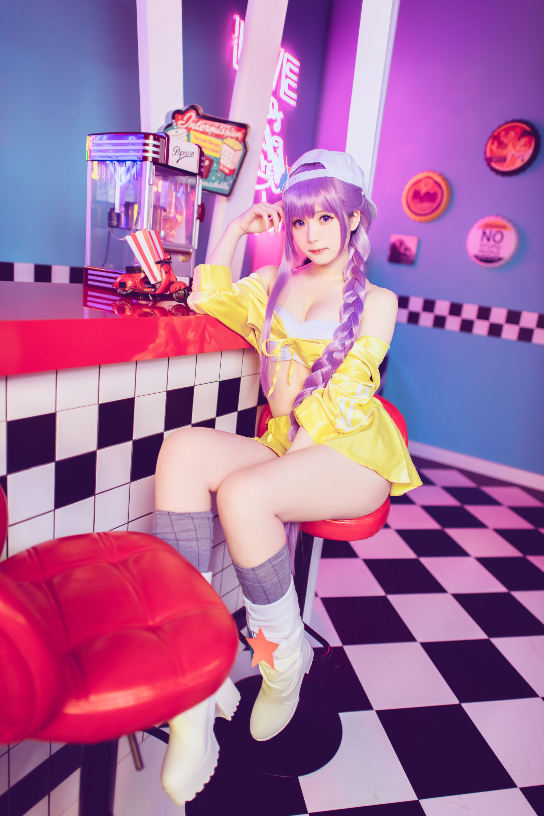Weibo sister paper cream month Shimo – BB swimwear photo set