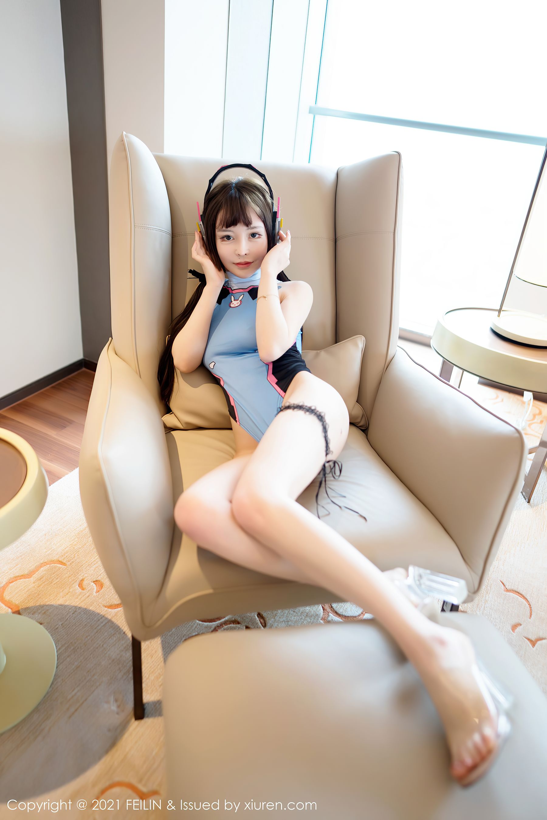 [嗲囡 囡 feilin] vol.374 哩 – sex headphone girl + wedding series