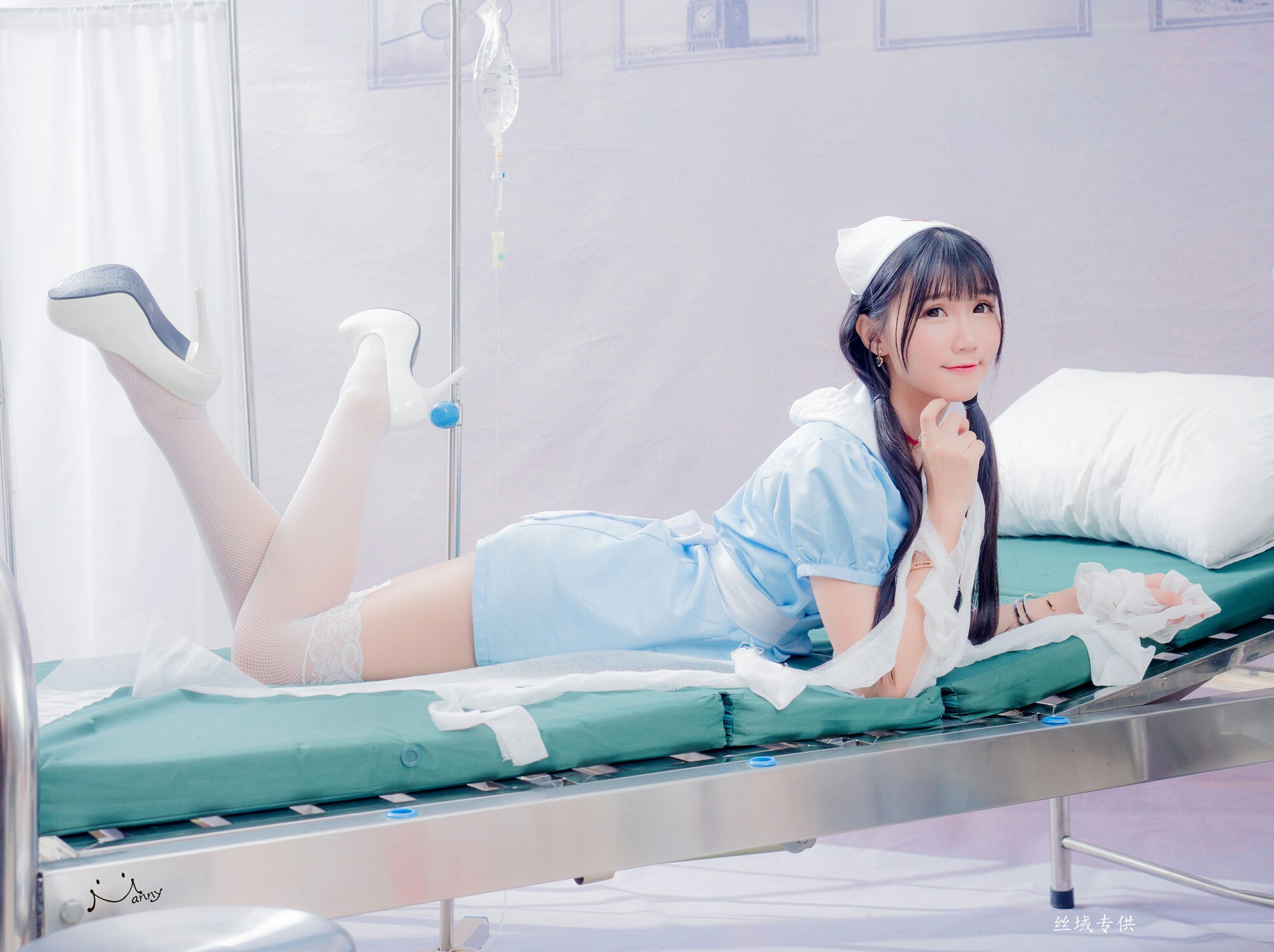 [Taiwan Zhengmei] Qiao Queer “Powder Blue Nurses” Photo Album