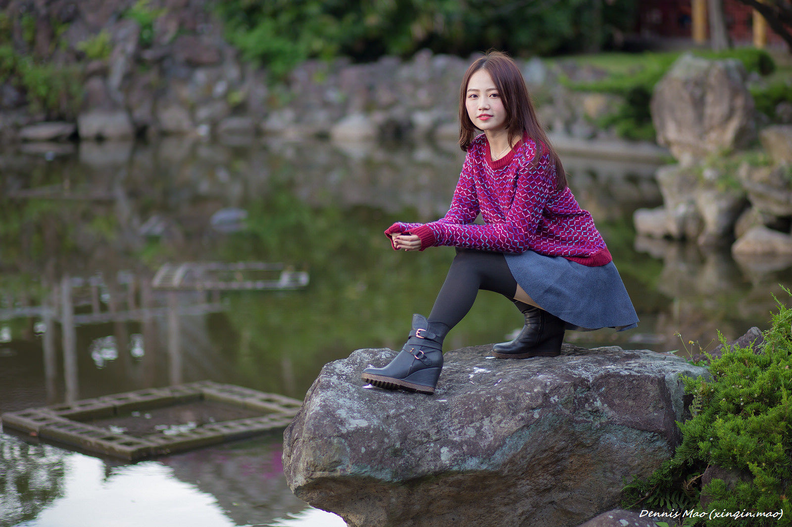 [Taiwan Zhengmei] Sihu “Shuangxi Park (three sets of clothing)” photo collection