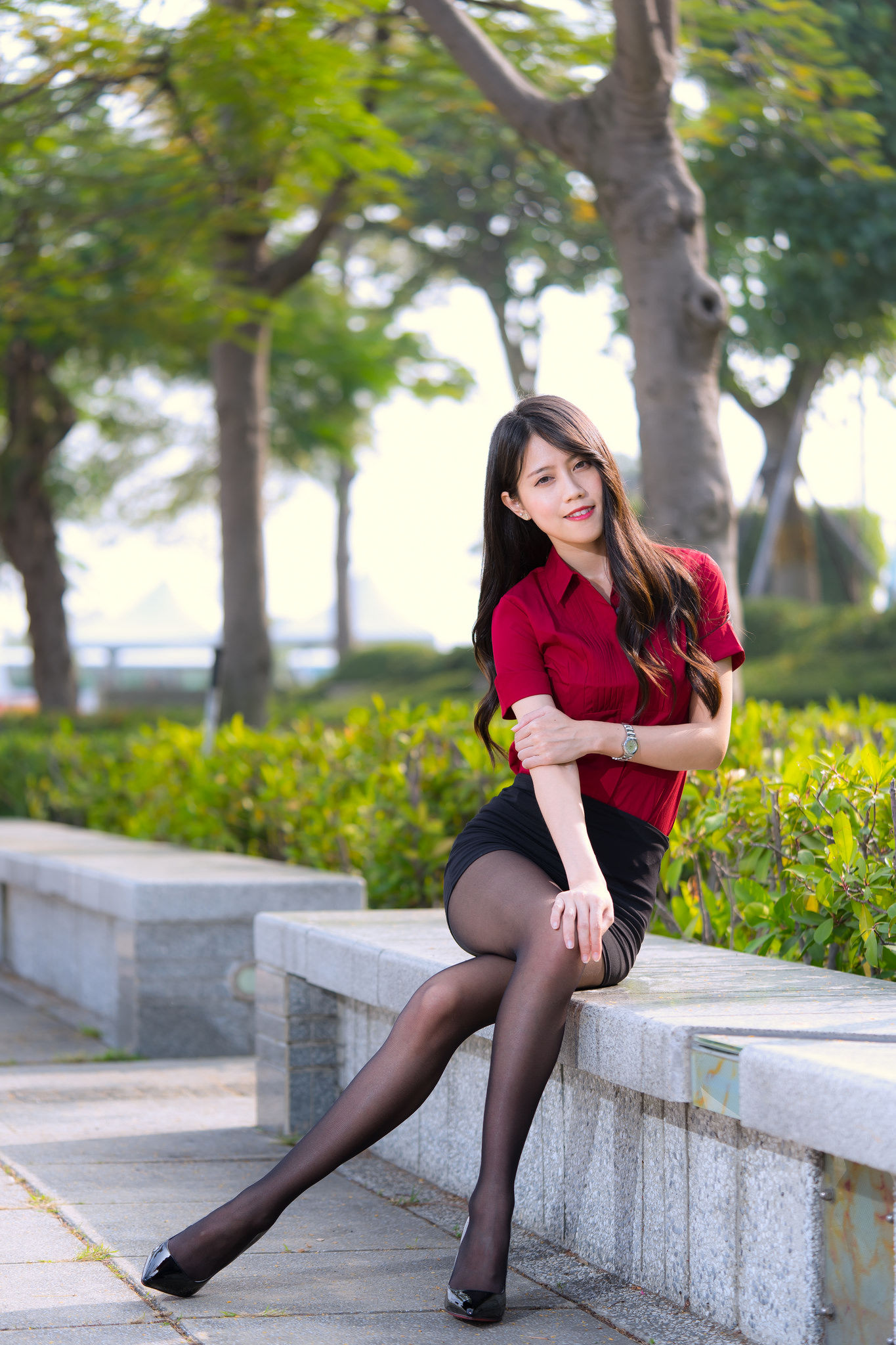 [Taiwan Net Red Beauty] Candy Baoer “Dream Times Black Silk Street” Photo Collection