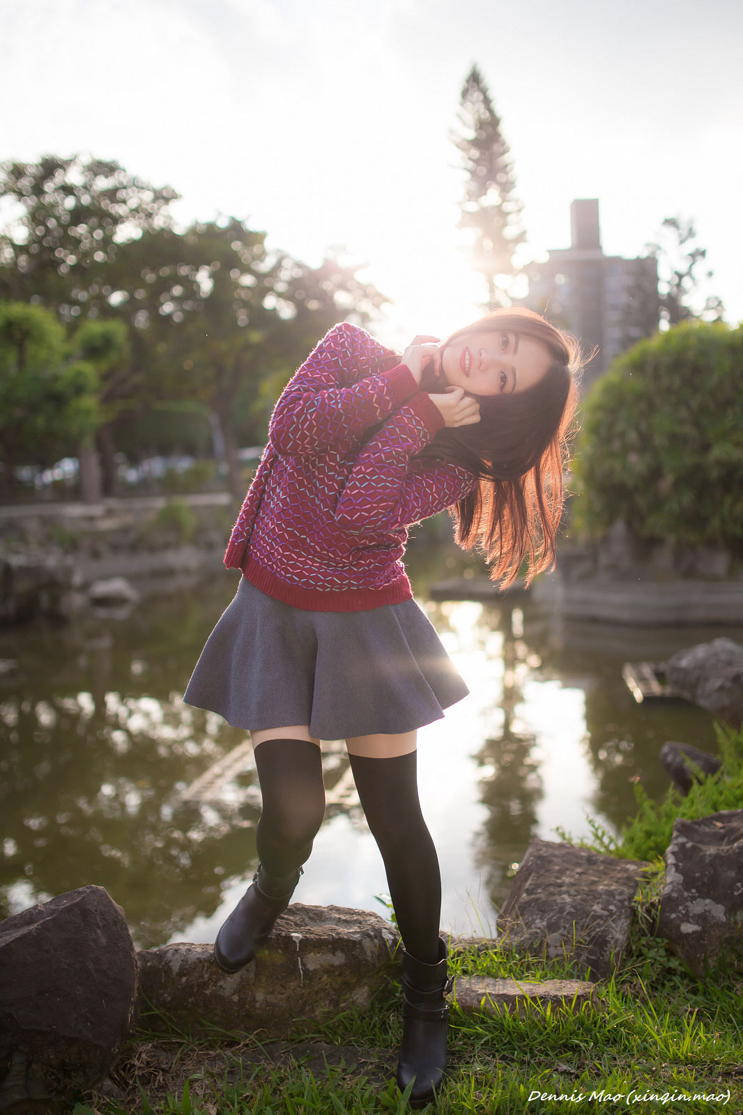 [Taiwan Zhengmei] Sihu “Shuangxi Park (three sets of clothing)” photo collection