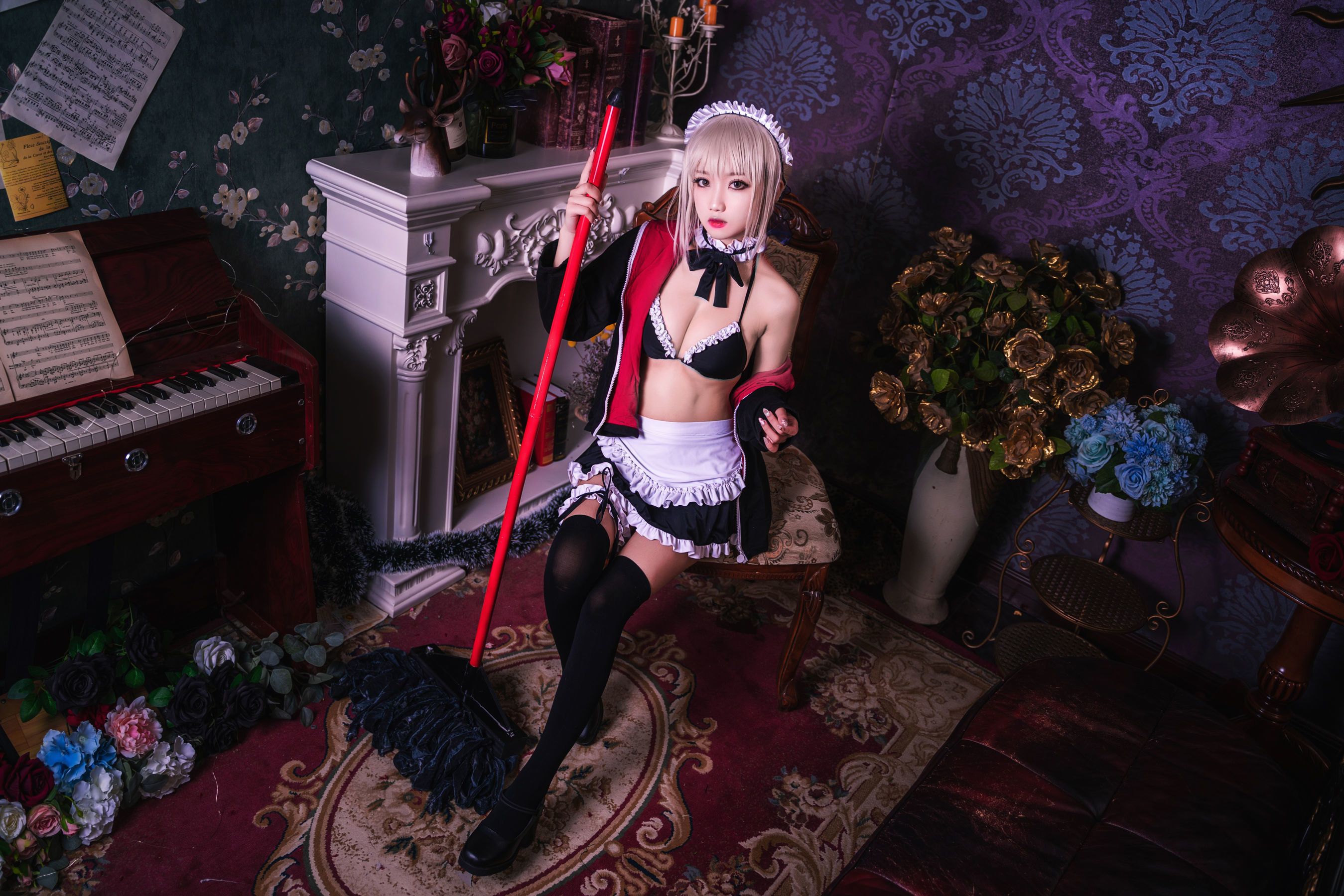 Ghost Animal Yao is here w “Black Silk Maid” [COSPLAY Welfare] Photo Album