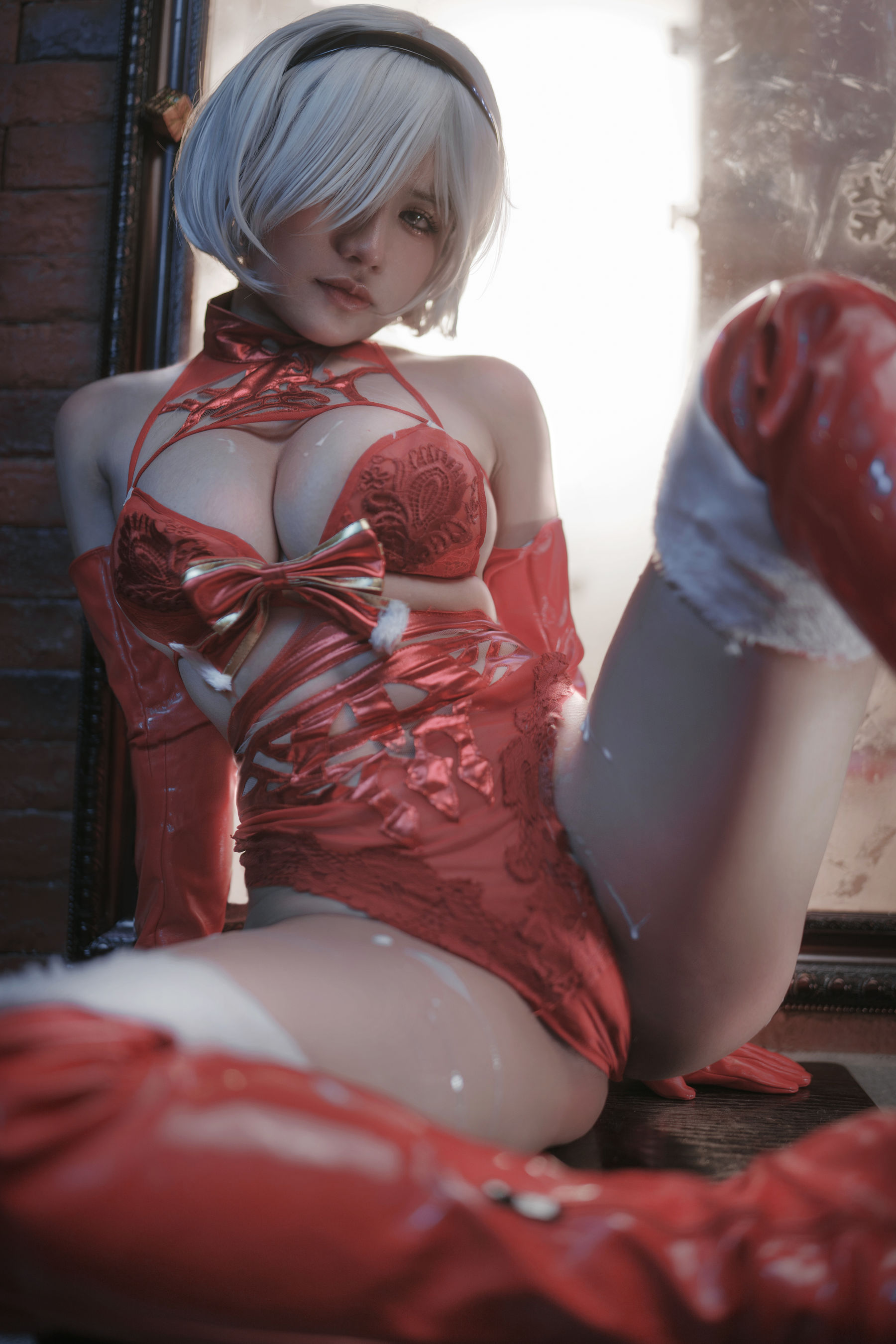 [Cosplay] a smile aromatic 沁 – 2B Christmas photo set