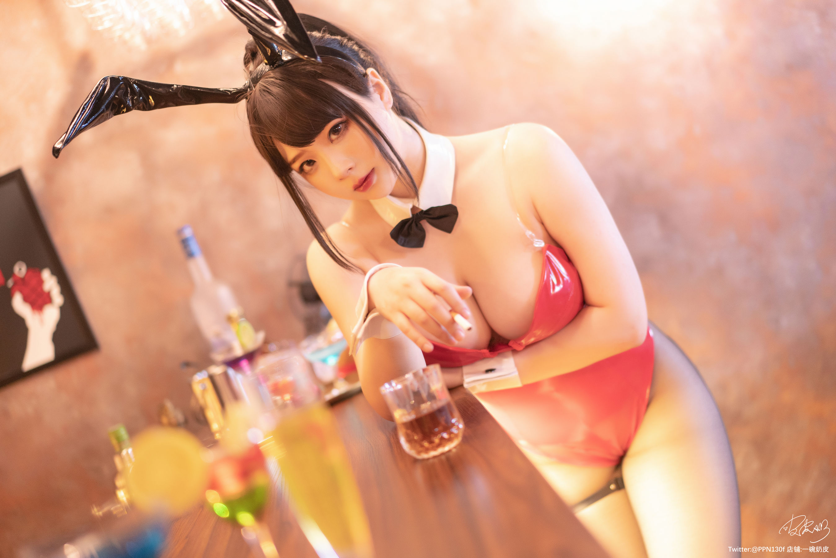 [COS welfare] leather milk can be cute – New Year’s Day rabbit girl