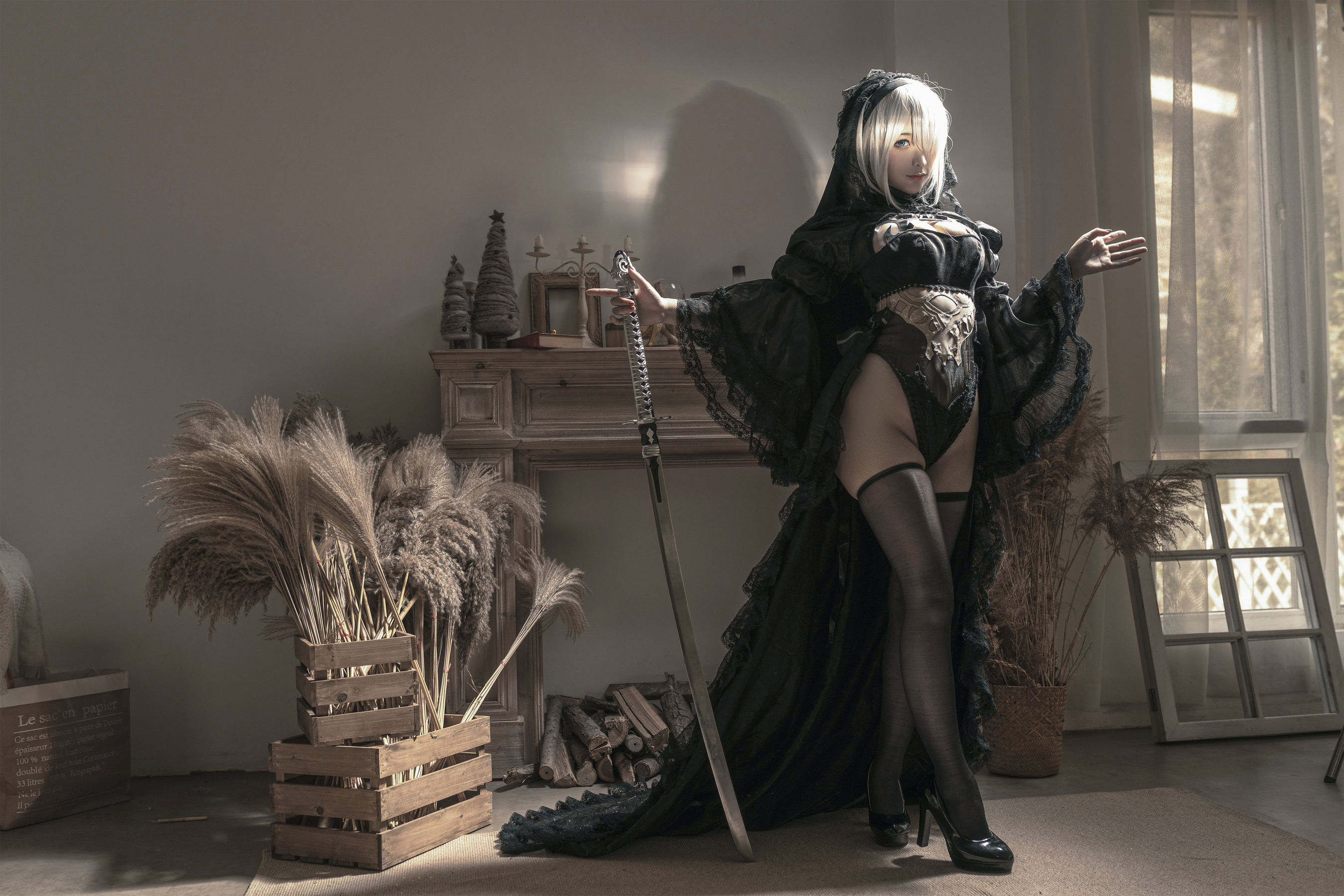 [COSPLAY] 蠢 沫 – Neil Era Black Flower Marriage