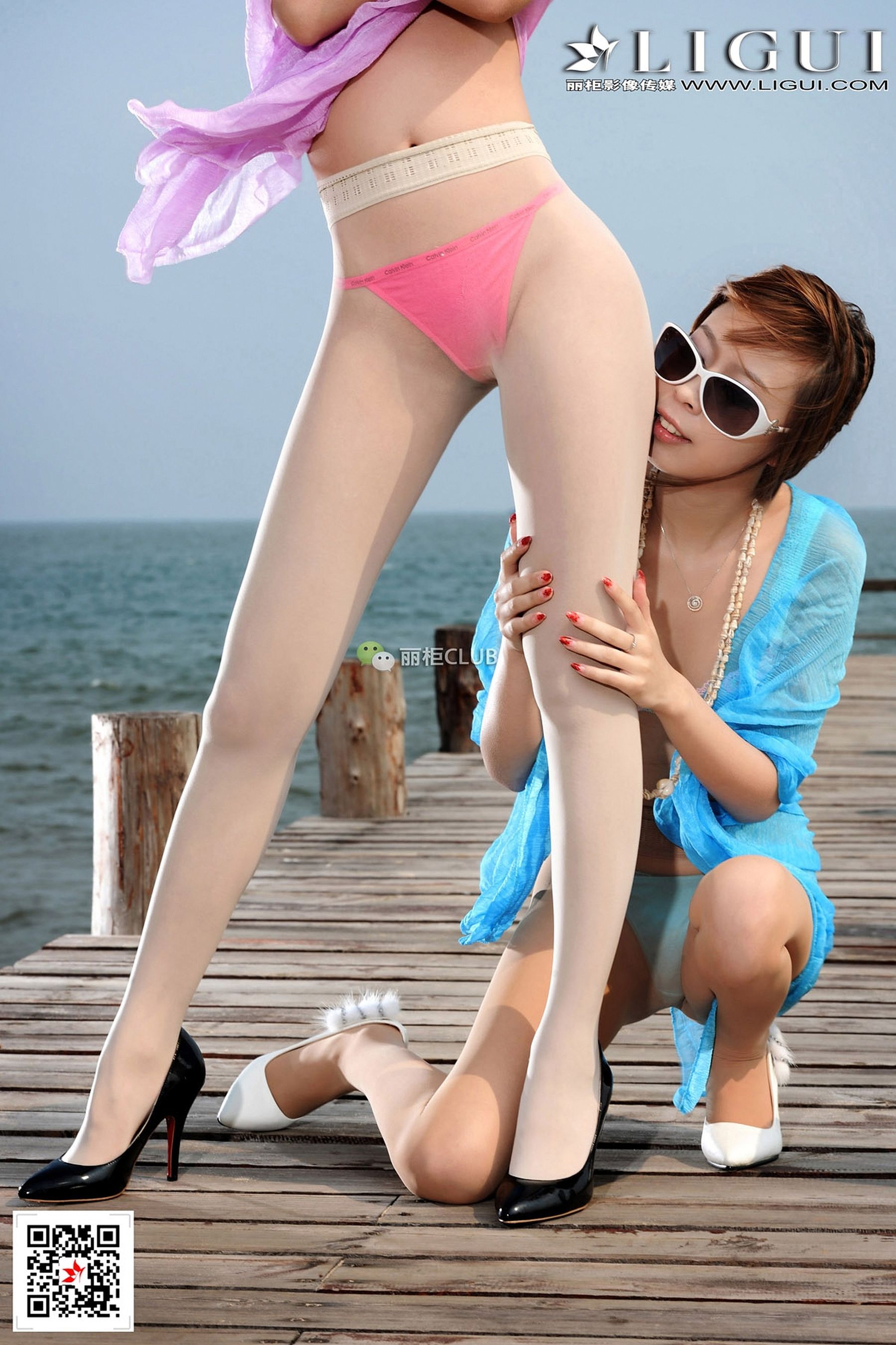 Leg model Vicky & Peaches Beach Mats [柜 ligui] photo set