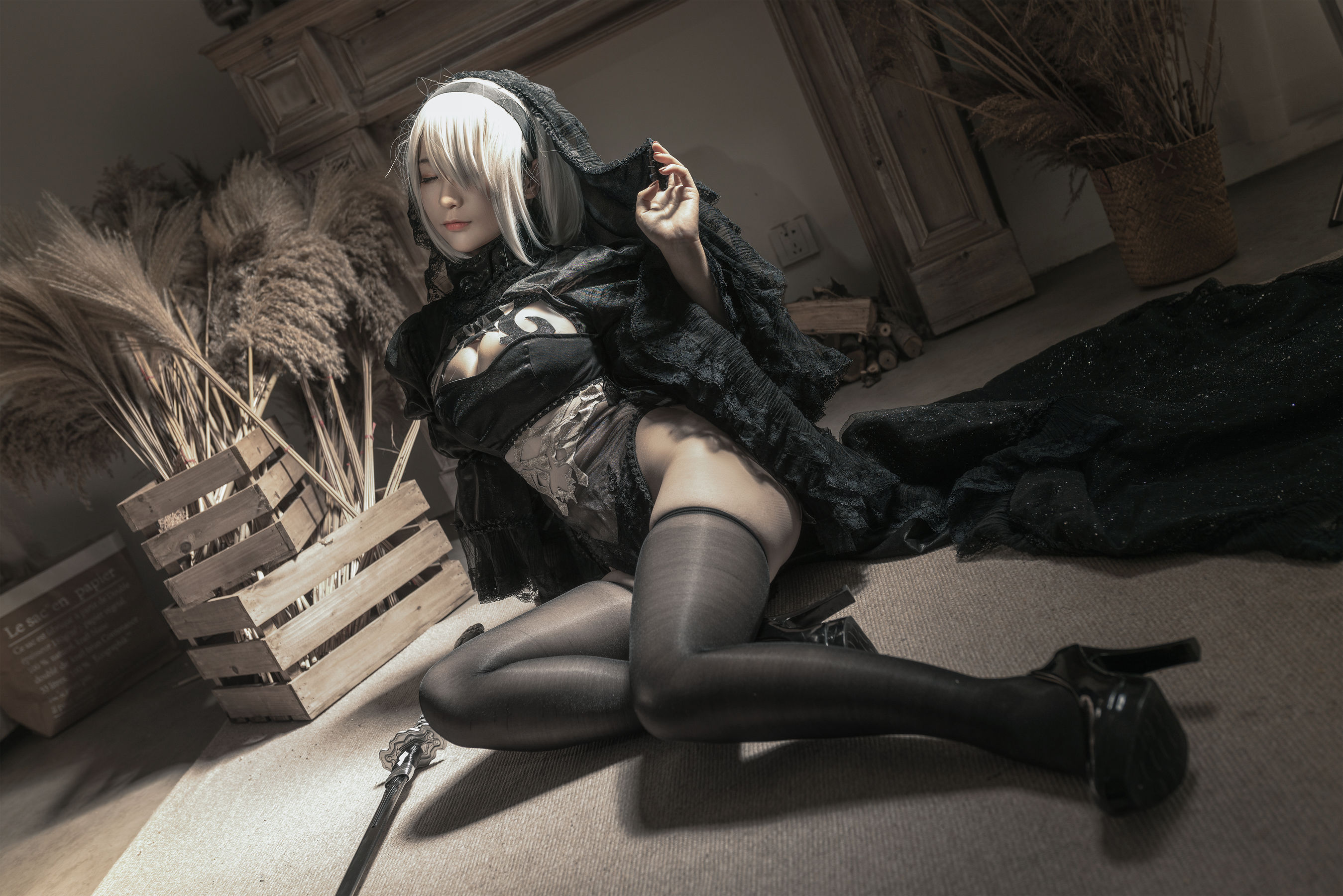 [COSPLAY] 蠢 沫 – Neil Era Black Flower Marriage