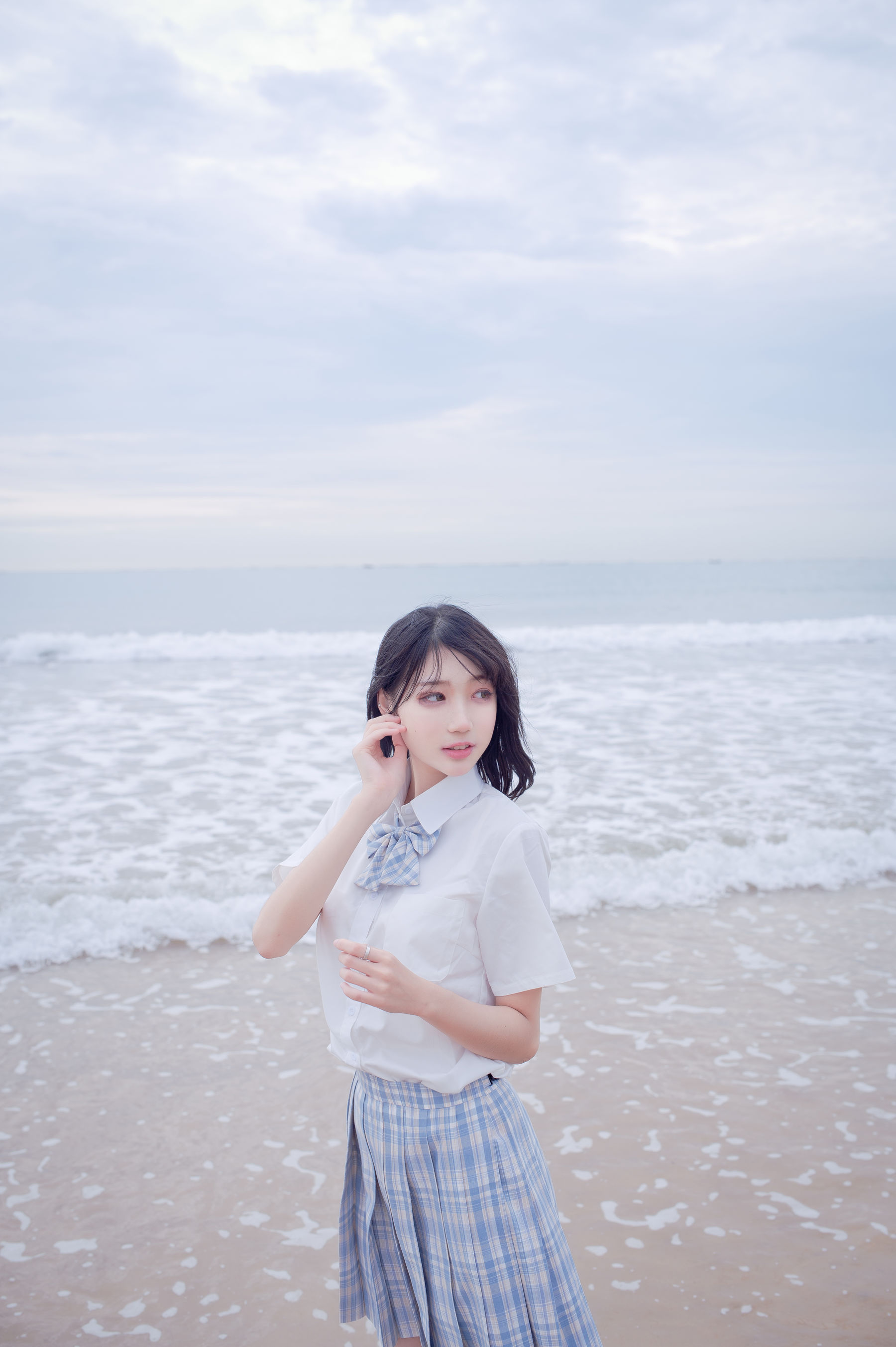 [COS welfare] Zhou Ji is cute rabbit – seaside JK