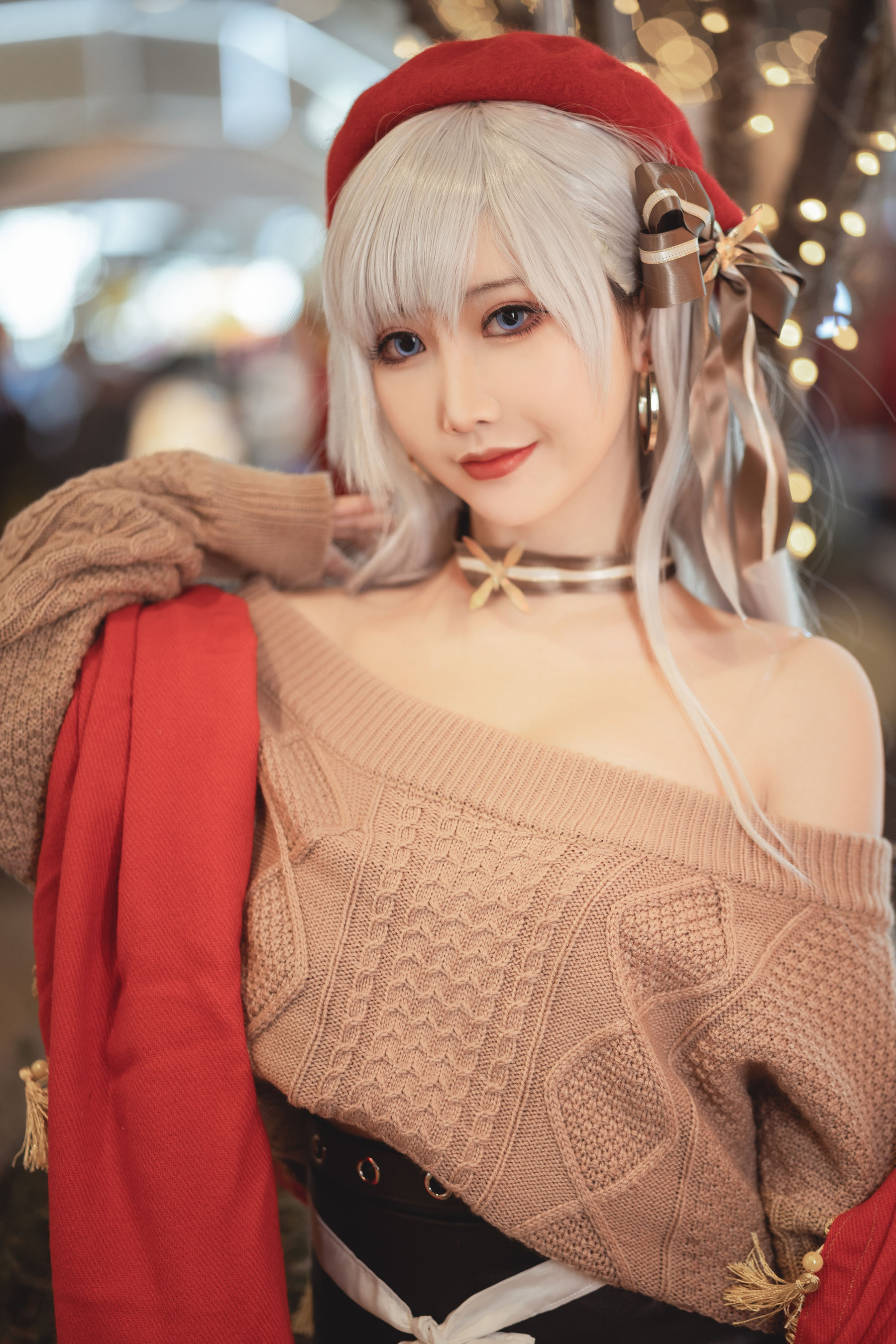 [Net red COSER photo] Fangcan fairy – Christmas shella set