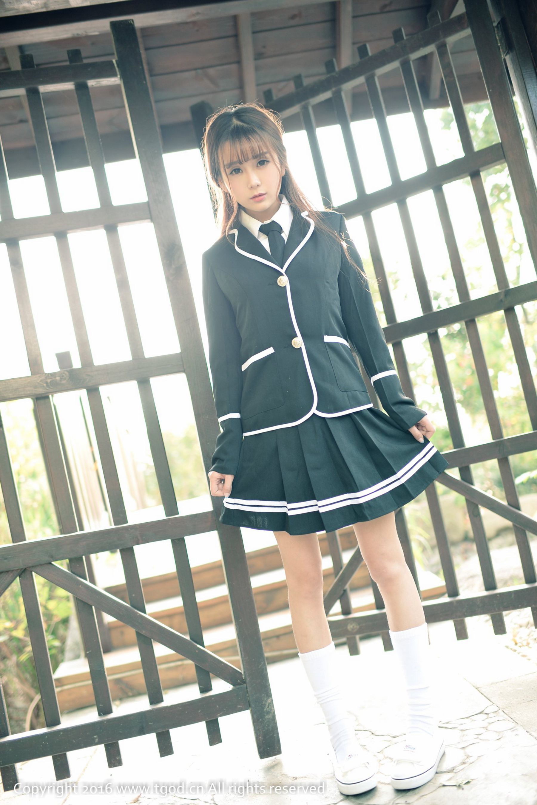 Xiaojiu VIN “School uniform Loli teacher” [push goddess tgod] photo set